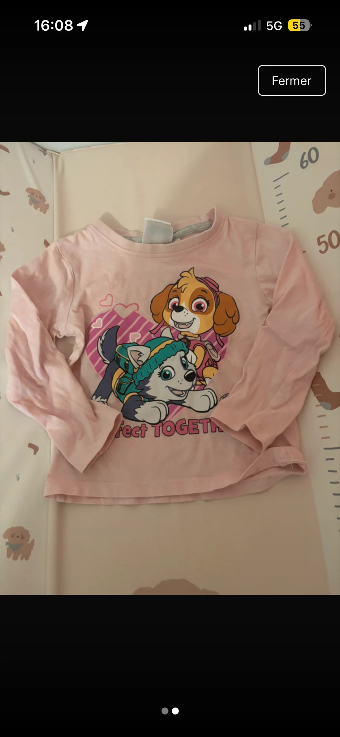 TEE shirt manche longue pat patrouille 